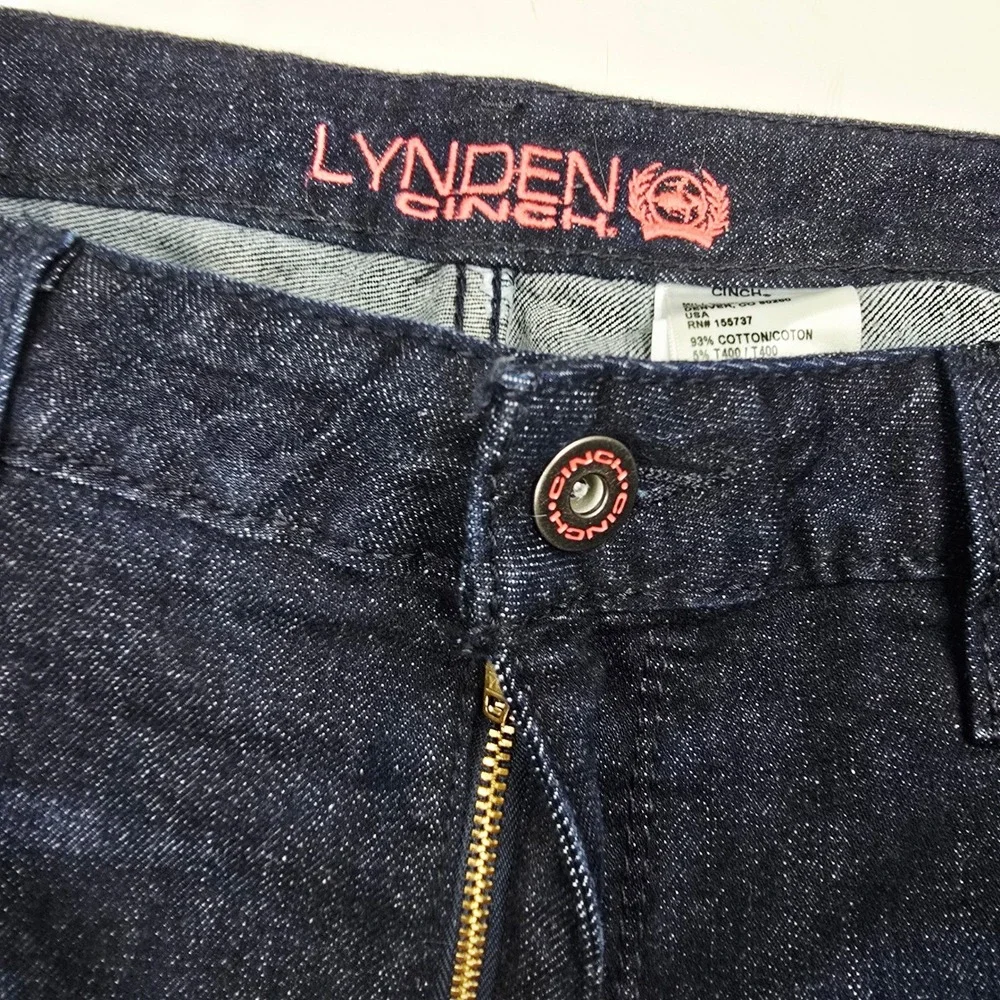 LYNDEN CINCH Womens Dark Wash Bootcut Jeans Size‎ 34 17 R RN 155737